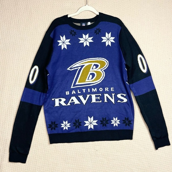 Baltimore Ravens Purple Sweater Unisex XL - Picture 1 of 9